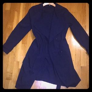 H&M Navy Trench Coat